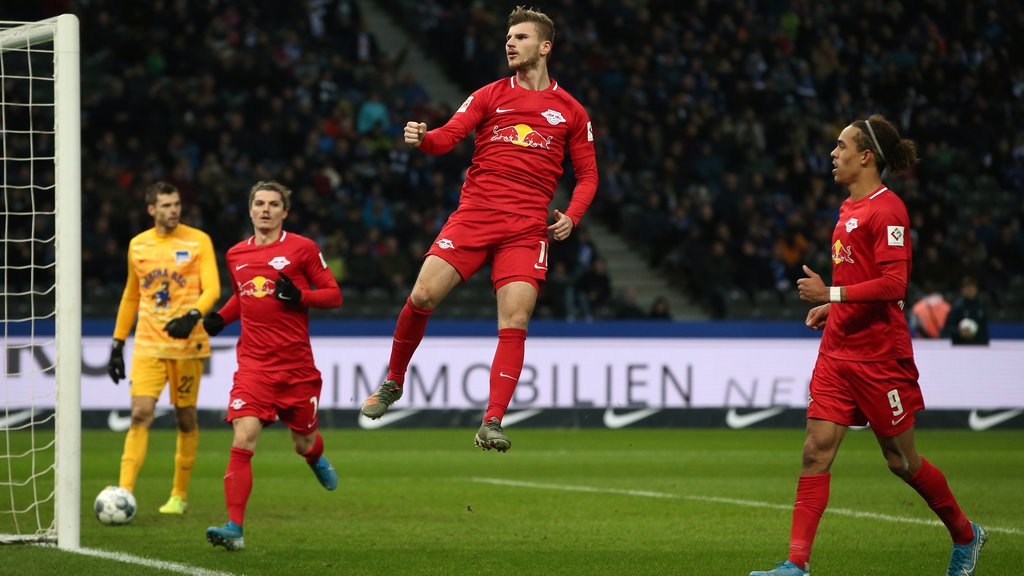 Torschütze zum 1:1: Leipzigs Timo Werner. 