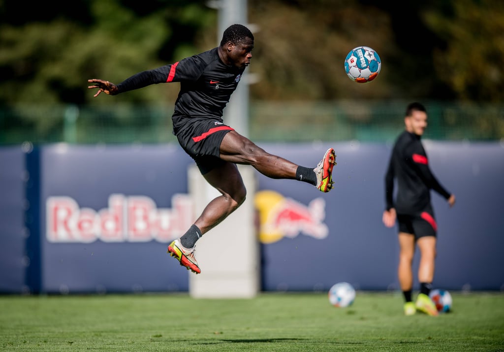 Wieder zurück bei RB Leipzig: Muskelpaket Brian Brobbey.