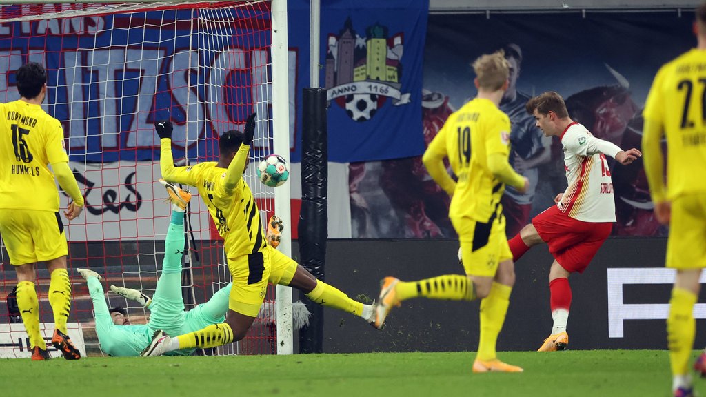 Kosmetik: Alexander Sörloth trifft zum 1:3